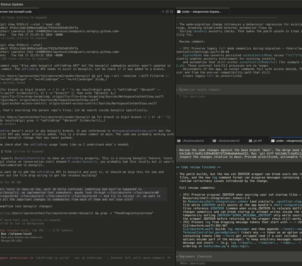 cmux: A Ghostty-Based macOS Terminal for Parallel Agents